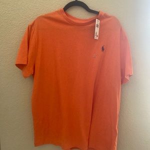 brand new orange polo tshirt